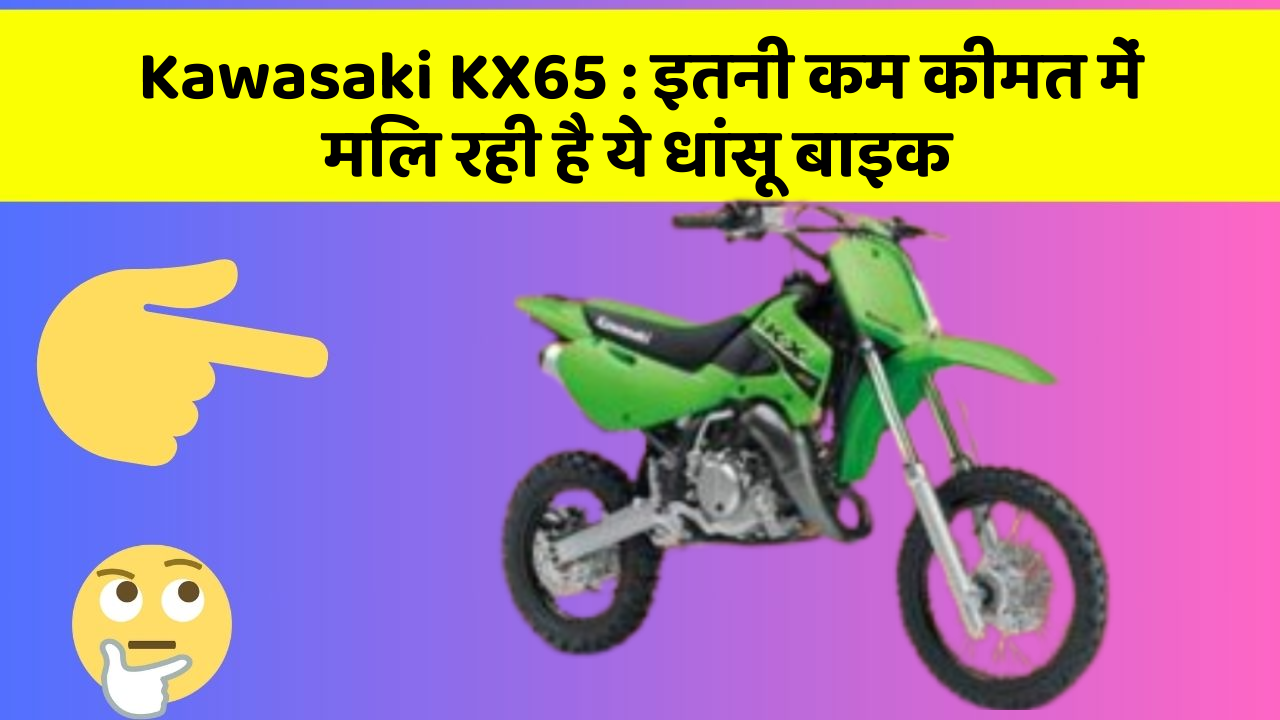 Kawasaki KX65 : इतनी कम कीमत में मिल रही है ये धांसू बाइक