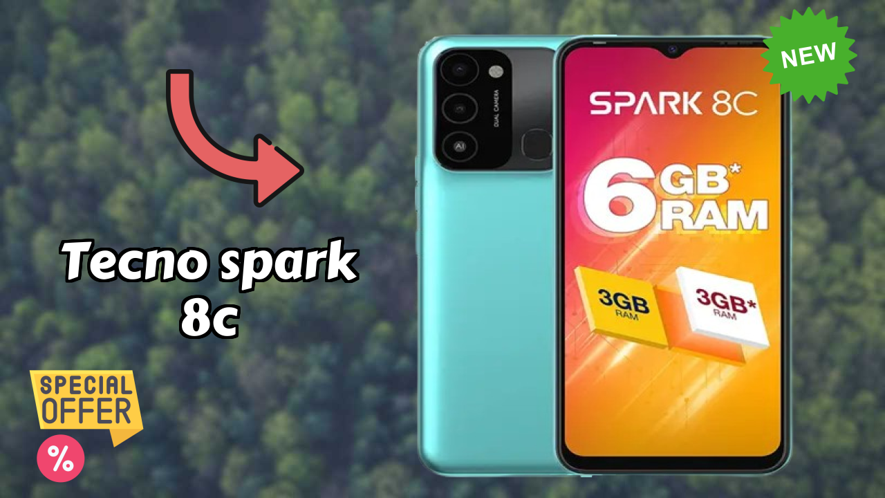 Tecno Spark 8C Display Review: IPS LCD Screen